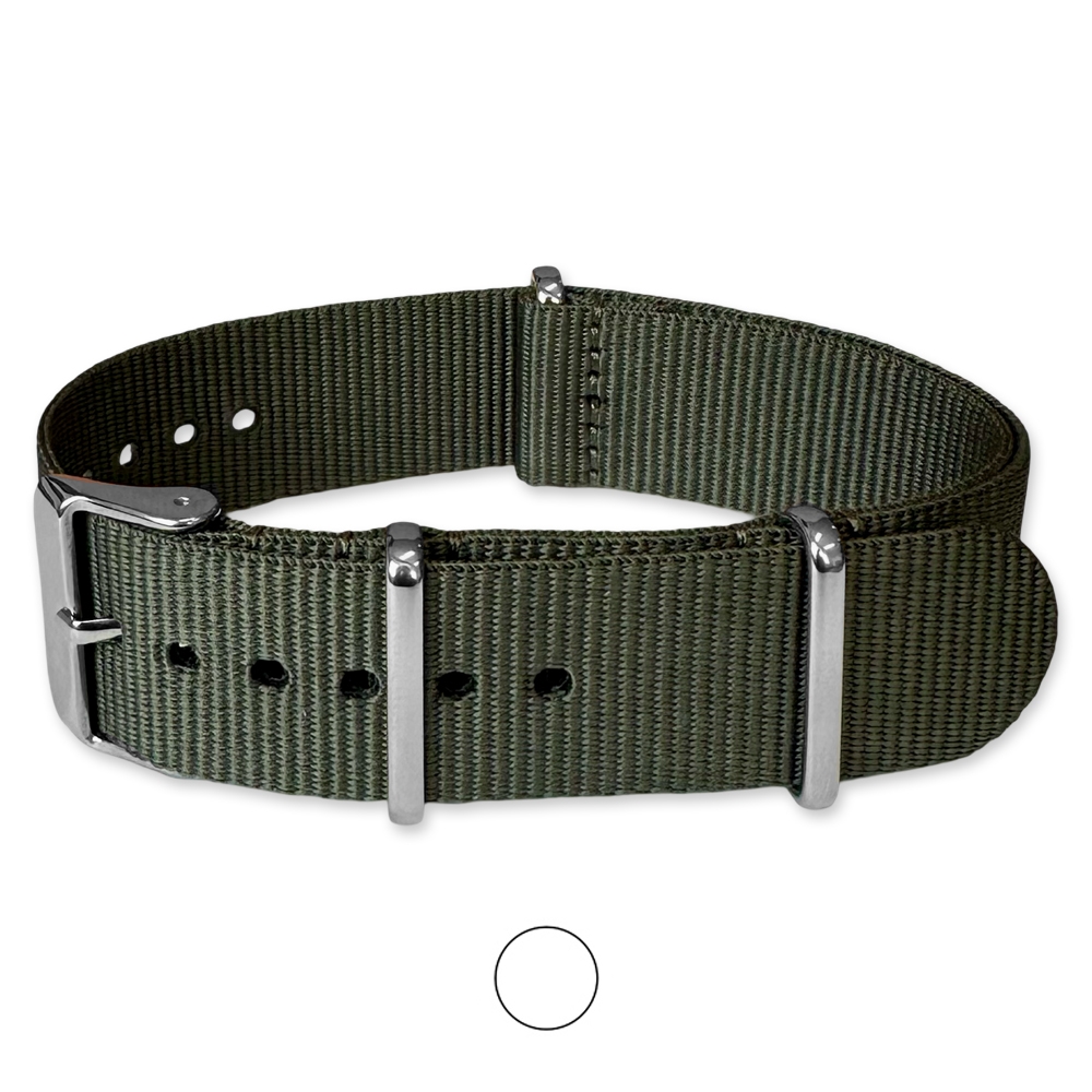 Anthrazitgrau NATO Uhrenarmband G10 Military Nylon Strap