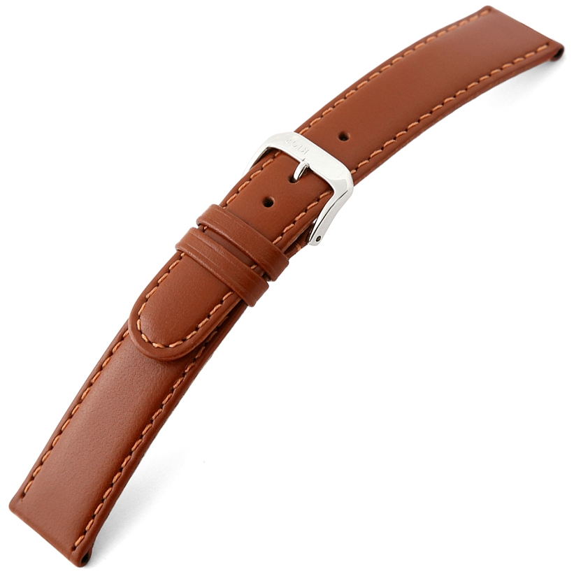 Rios Arizona Uhrenarmband Sattelleder Cognac