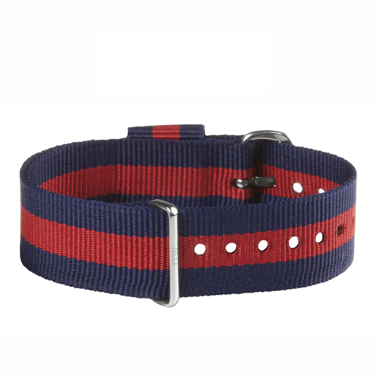 Daniel Wellington 20mm Classic Oxford NATO Uhrenarmband mit Stahlschliesse