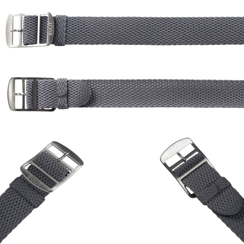 Eulit Perlon Uhrenarmband Baltic Marineblau