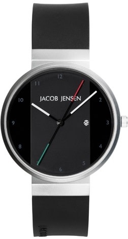 Jacob Jensen Uhrenarmband 600, 601, 602, 702 Gummi 19mm 