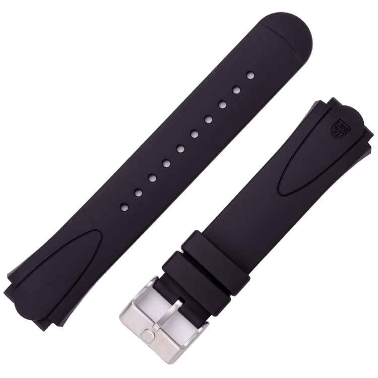 Luminox 0100 Uhrenarmband Sentry Gummi Schwarz - FP.0100.20